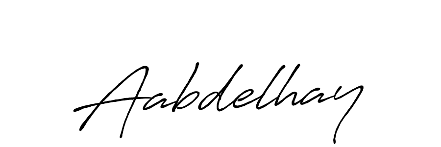 Also we have Aabdelhay name is the best signature style. Create professional handwritten signature collection using Antro_Vectra_Bolder autograph style. Aabdelhay signature style 7 images and pictures png