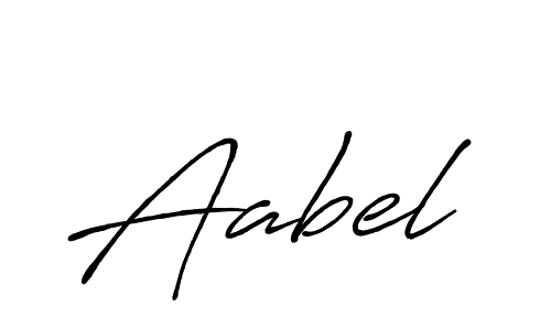 How to make Aabel name signature. Use Antro_Vectra_Bolder style for creating short signs online. This is the latest handwritten sign. Aabel signature style 7 images and pictures png