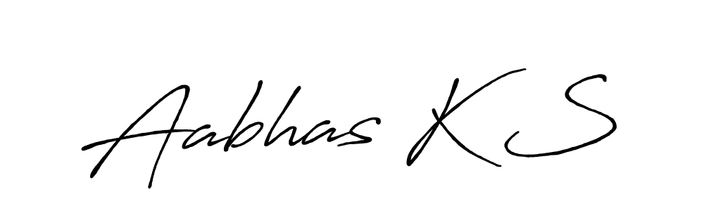 Also You can easily find your signature by using the search form. We will create Aabhas K S name handwritten signature images for you free of cost using Antro_Vectra_Bolder sign style. Aabhas K S signature style 7 images and pictures png