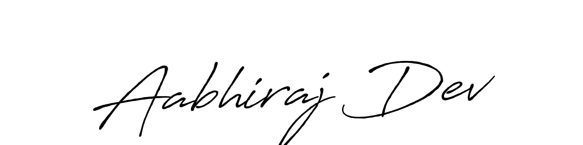 Create a beautiful signature design for name Aabhiraj Dev. With this signature (Antro_Vectra_Bolder) fonts, you can make a handwritten signature for free. Aabhiraj Dev signature style 7 images and pictures png