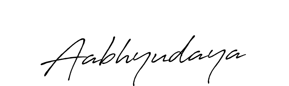 Similarly Antro_Vectra_Bolder is the best handwritten signature design. Signature creator online .You can use it as an online autograph creator for name Aabhyudaya. Aabhyudaya signature style 7 images and pictures png