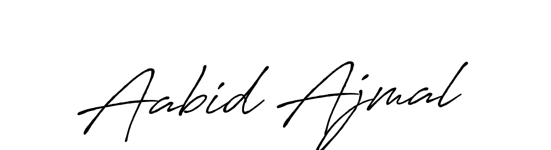 How to make Aabid Ajmal signature? Antro_Vectra_Bolder is a professional autograph style. Create handwritten signature for Aabid Ajmal name. Aabid Ajmal signature style 7 images and pictures png