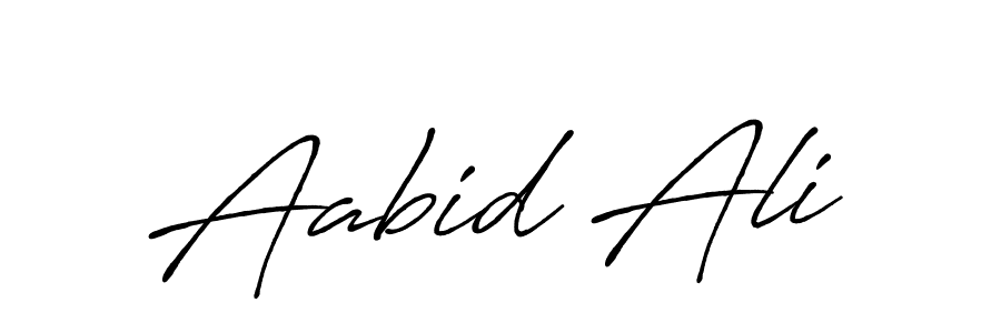 How to make Aabid Ali signature? Antro_Vectra_Bolder is a professional autograph style. Create handwritten signature for Aabid Ali name. Aabid Ali signature style 7 images and pictures png