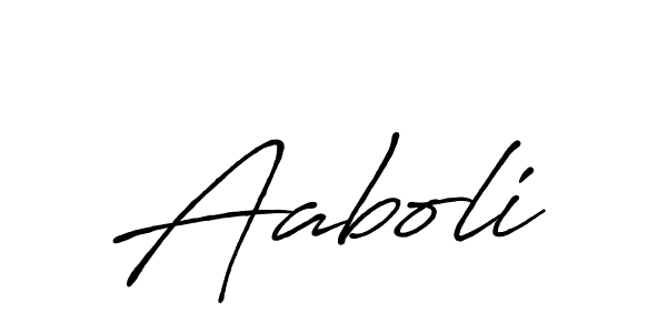 if you are searching for the best signature style for your name Aaboli. so please give up your signature search. here we have designed multiple signature styles  using Antro_Vectra_Bolder. Aaboli signature style 7 images and pictures png