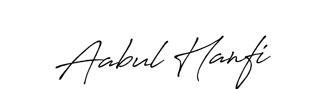 Aabul Hanfi stylish signature style. Best Handwritten Sign (Antro_Vectra_Bolder) for my name. Handwritten Signature Collection Ideas for my name Aabul Hanfi. Aabul Hanfi signature style 7 images and pictures png