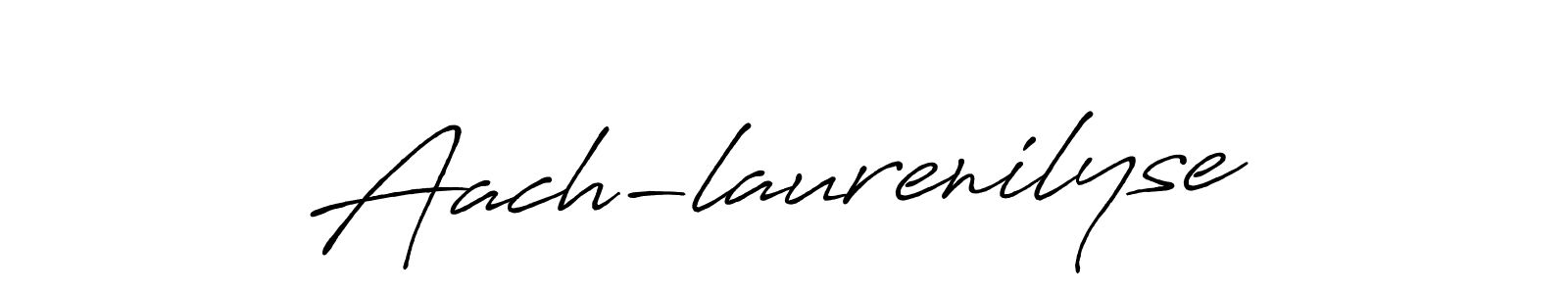 Make a beautiful signature design for name Aach-laurenilyse. With this signature (Antro_Vectra_Bolder) style, you can create a handwritten signature for free. Aach-laurenilyse signature style 7 images and pictures png