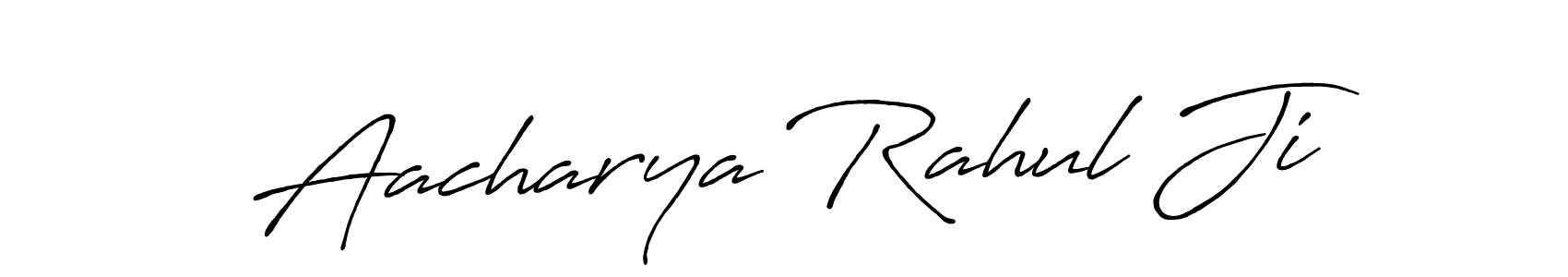 How to make Aacharya Rahul Ji signature? Antro_Vectra_Bolder is a professional autograph style. Create handwritten signature for Aacharya Rahul Ji name. Aacharya Rahul Ji signature style 7 images and pictures png