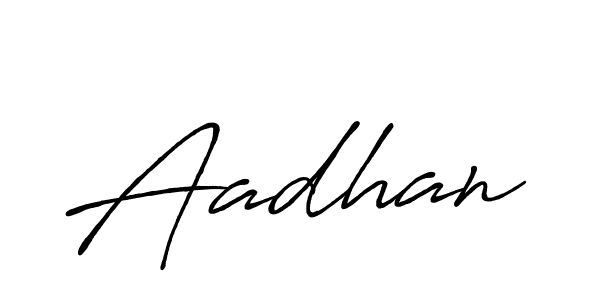 How to make Aadhan signature? Antro_Vectra_Bolder is a professional autograph style. Create handwritten signature for Aadhan name. Aadhan signature style 7 images and pictures png