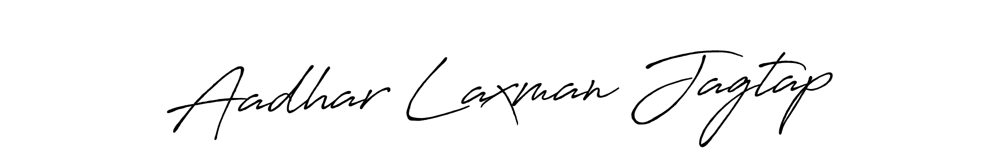 How to make Aadhar Laxman Jagtap signature? Antro_Vectra_Bolder is a professional autograph style. Create handwritten signature for Aadhar Laxman Jagtap name. Aadhar Laxman Jagtap signature style 7 images and pictures png