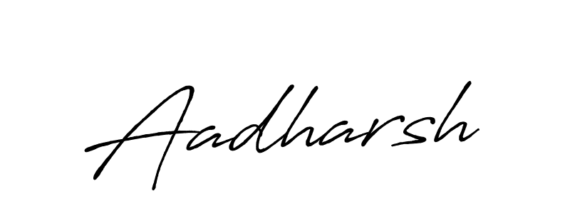 Also we have Aadharsh name is the best signature style. Create professional handwritten signature collection using Antro_Vectra_Bolder autograph style. Aadharsh signature style 7 images and pictures png