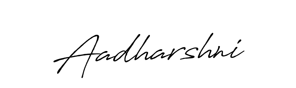 Also You can easily find your signature by using the search form. We will create Aadharshni name handwritten signature images for you free of cost using Antro_Vectra_Bolder sign style. Aadharshni signature style 7 images and pictures png