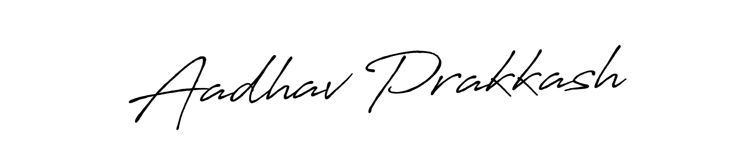Make a short Aadhav Prakkash signature style. Manage your documents anywhere anytime using Antro_Vectra_Bolder. Create and add eSignatures, submit forms, share and send files easily. Aadhav Prakkash signature style 7 images and pictures png