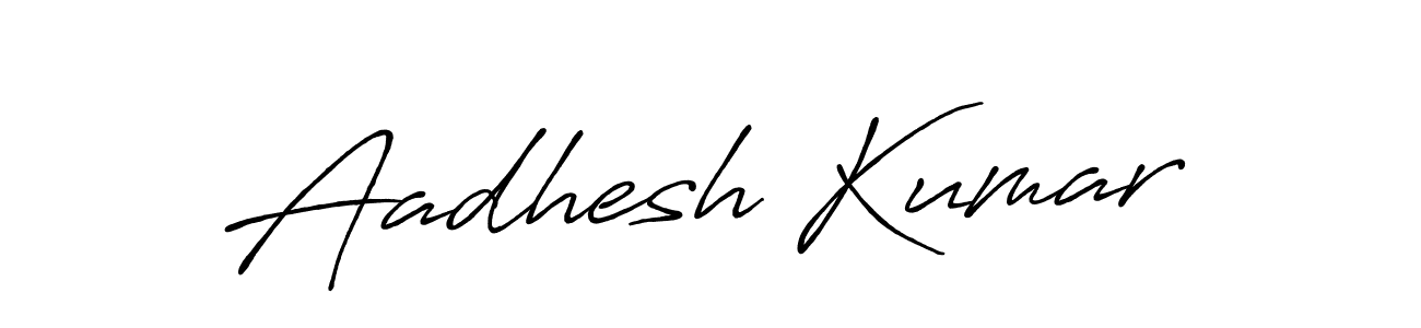 Use a signature maker to create a handwritten signature online. With this signature software, you can design (Antro_Vectra_Bolder) your own signature for name Aadhesh Kumar. Aadhesh Kumar signature style 7 images and pictures png