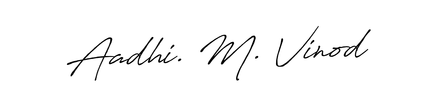 Here are the top 10 professional signature styles for the name Aadhi. M. Vinod. These are the best autograph styles you can use for your name. Aadhi. M. Vinod signature style 7 images and pictures png