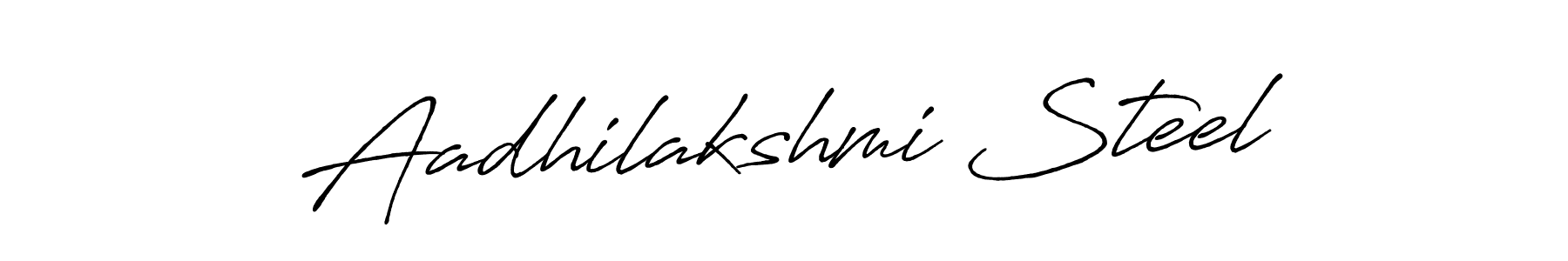 How to Draw Aadhilakshmi Steel signature style? Antro_Vectra_Bolder is a latest design signature styles for name Aadhilakshmi Steel. Aadhilakshmi Steel signature style 7 images and pictures png
