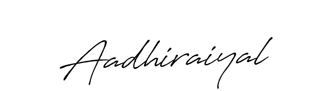 Aadhiraiyal stylish signature style. Best Handwritten Sign (Antro_Vectra_Bolder) for my name. Handwritten Signature Collection Ideas for my name Aadhiraiyal. Aadhiraiyal signature style 7 images and pictures png