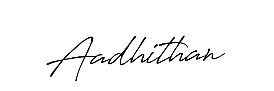 Make a beautiful signature design for name Aadhithan. Use this online signature maker to create a handwritten signature for free. Aadhithan signature style 7 images and pictures png