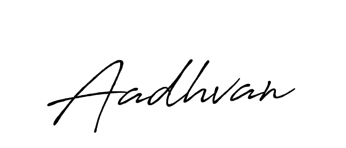 Aadhvan stylish signature style. Best Handwritten Sign (Antro_Vectra_Bolder) for my name. Handwritten Signature Collection Ideas for my name Aadhvan. Aadhvan signature style 7 images and pictures png