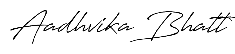 Express your personality with a custom Aadhvika Bhatt signature crafted with Antro_Vectra_Bolder typography. Free transparent PNG download available. Aadhvika Bhatt signature style 7 images and pictures png