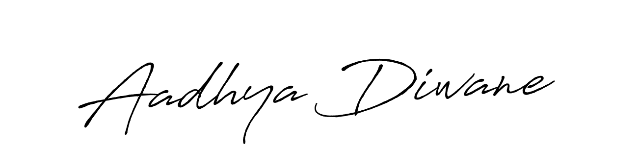 Use a signature maker to create a handwritten signature online. With this signature software, you can design (Antro_Vectra_Bolder) your own signature for name Aadhya Diwane. Aadhya Diwane signature style 7 images and pictures png