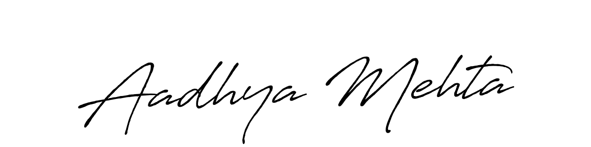 Make a beautiful signature design for name Aadhya Mehta. Use this online signature maker to create a handwritten signature for free. Aadhya Mehta signature style 7 images and pictures png