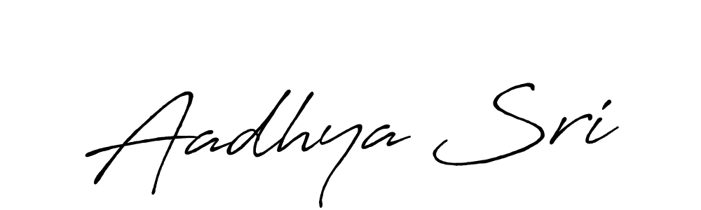 Make a beautiful signature design for name Aadhya Sri. Use this online signature maker to create a handwritten signature for free. Aadhya Sri signature style 7 images and pictures png