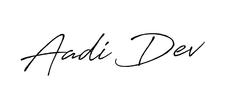 Also You can easily find your signature by using the search form. We will create Aadi Dev name handwritten signature images for you free of cost using Antro_Vectra_Bolder sign style. Aadi Dev signature style 7 images and pictures png