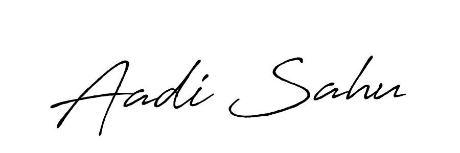 Once you've used our free online signature maker to create your best signature Antro_Vectra_Bolder style, it's time to enjoy all of the benefits that Aadi Sahu name signing documents. Aadi Sahu signature style 7 images and pictures png