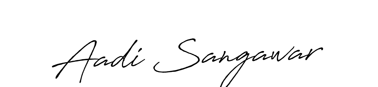 Make a beautiful signature design for name Aadi Sangawar. Use this online signature maker to create a handwritten signature for free. Aadi Sangawar signature style 7 images and pictures png