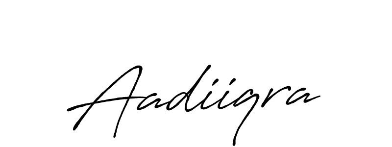 It looks lik you need a new signature style for name Aadiiqra. Design unique handwritten (Antro_Vectra_Bolder) signature with our free signature maker in just a few clicks. Aadiiqra signature style 7 images and pictures png