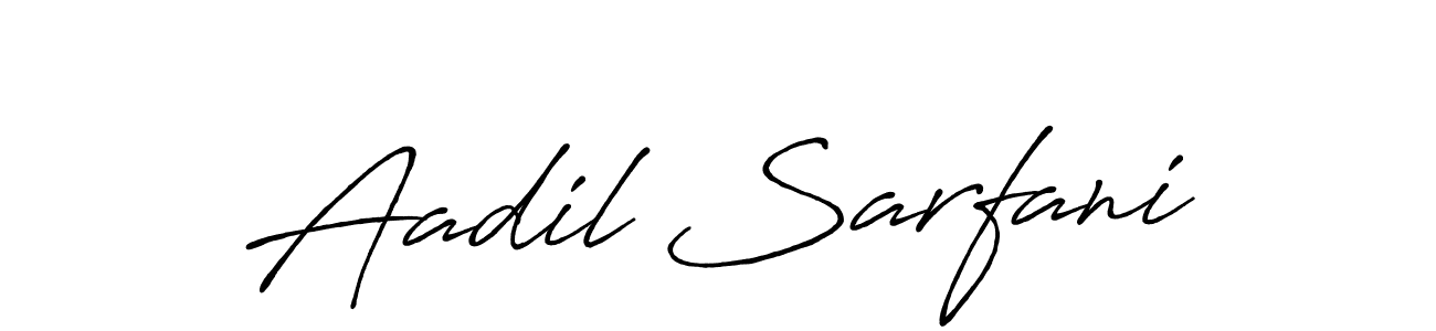 Use a signature maker to create a handwritten signature online. With this signature software, you can design (Antro_Vectra_Bolder) your own signature for name Aadil Sarfani. Aadil Sarfani signature style 7 images and pictures png