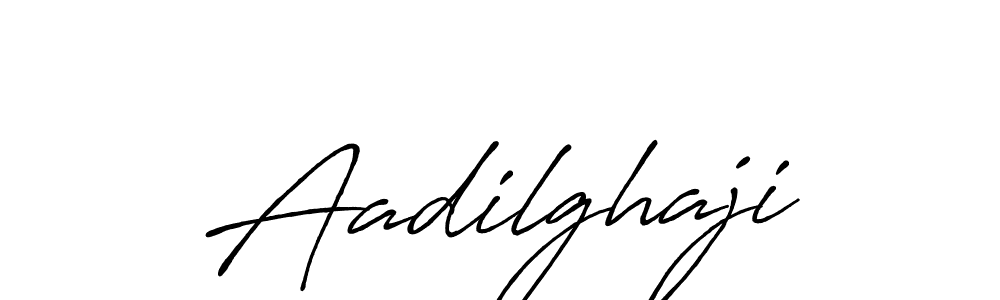 How to make Aadilghaji name signature. Use Antro_Vectra_Bolder style for creating short signs online. This is the latest handwritten sign. Aadilghaji signature style 7 images and pictures png