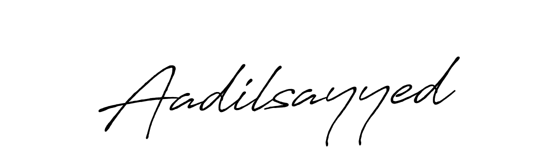 Antro_Vectra_Bolder is a professional signature style that is perfect for those who want to add a touch of class to their signature. It is also a great choice for those who want to make their signature more unique. Get Aadilsayyed name to fancy signature for free. Aadilsayyed signature style 7 images and pictures png
