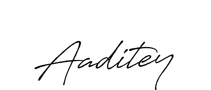 Aaditey stylish signature style. Best Handwritten Sign (Antro_Vectra_Bolder) for my name. Handwritten Signature Collection Ideas for my name Aaditey. Aaditey signature style 7 images and pictures png