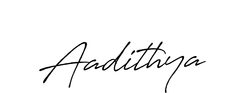 How to make Aadithya signature? Antro_Vectra_Bolder is a professional autograph style. Create handwritten signature for Aadithya name. Aadithya signature style 7 images and pictures png