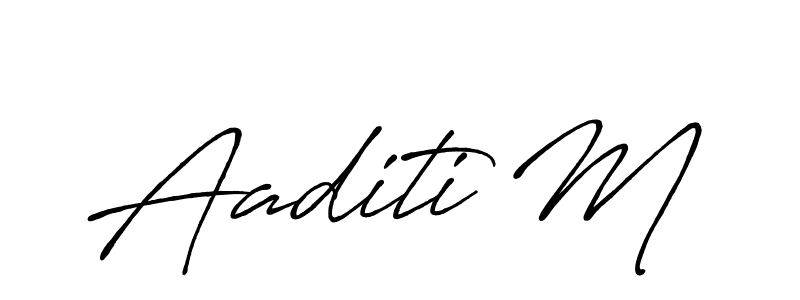 How to Draw Aaditi M signature style? Antro_Vectra_Bolder is a latest design signature styles for name Aaditi M. Aaditi M signature style 7 images and pictures png