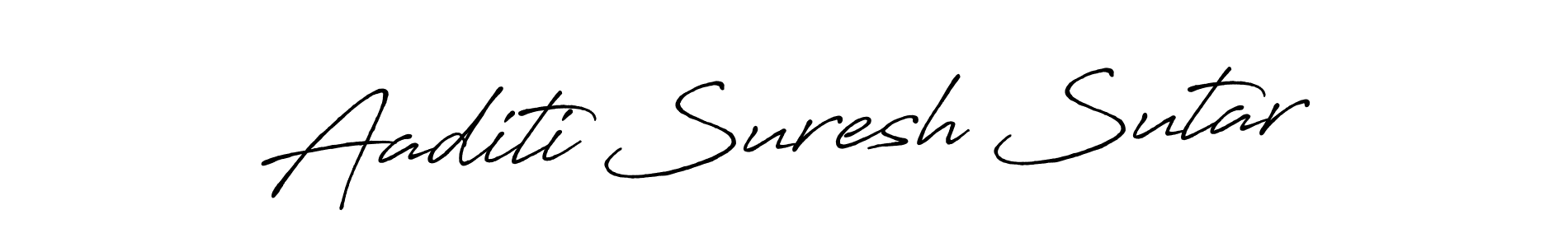 Similarly Antro_Vectra_Bolder is the best handwritten signature design. Signature creator online .You can use it as an online autograph creator for name Aaditi Suresh Sutar. Aaditi Suresh Sutar signature style 7 images and pictures png