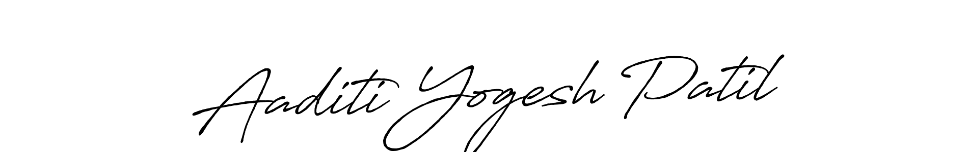 How to make Aaditi Yogesh Patil signature? Antro_Vectra_Bolder is a professional autograph style. Create handwritten signature for Aaditi Yogesh Patil name. Aaditi Yogesh Patil signature style 7 images and pictures png