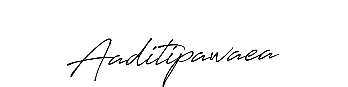 Design your own signature with our free online signature maker. With this signature software, you can create a handwritten (Antro_Vectra_Bolder) signature for name Aaditipawaea. Aaditipawaea signature style 7 images and pictures png