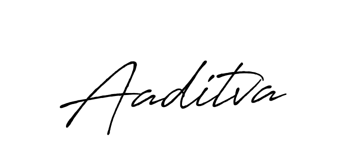 How to make Aaditva signature? Antro_Vectra_Bolder is a professional autograph style. Create handwritten signature for Aaditva name. Aaditva signature style 7 images and pictures png