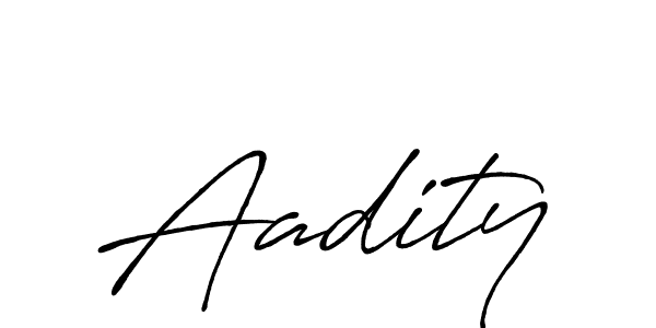 How to make Aadity name signature. Use Antro_Vectra_Bolder style for creating short signs online. This is the latest handwritten sign. Aadity signature style 7 images and pictures png