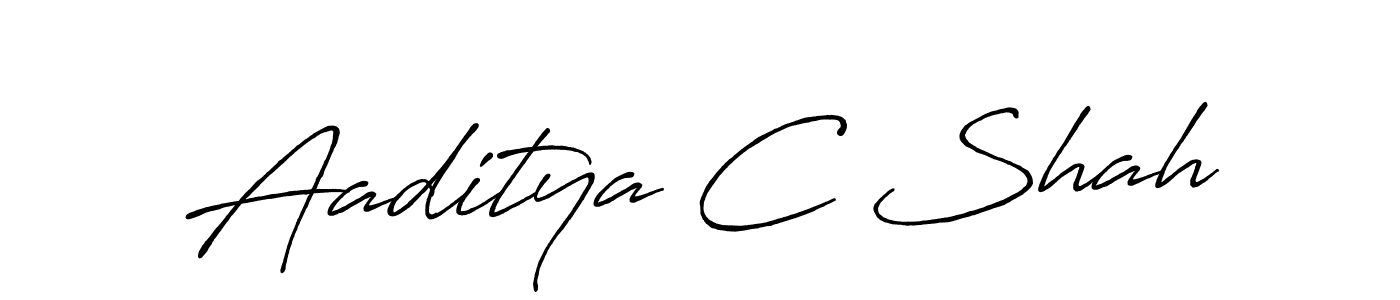 Also You can easily find your signature by using the search form. We will create Aaditya C Shah name handwritten signature images for you free of cost using Antro_Vectra_Bolder sign style. Aaditya C Shah signature style 7 images and pictures png