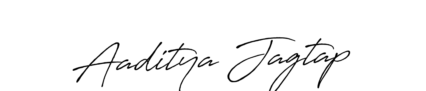Similarly Antro_Vectra_Bolder is the best handwritten signature design. Signature creator online .You can use it as an online autograph creator for name Aaditya Jagtap. Aaditya Jagtap signature style 7 images and pictures png