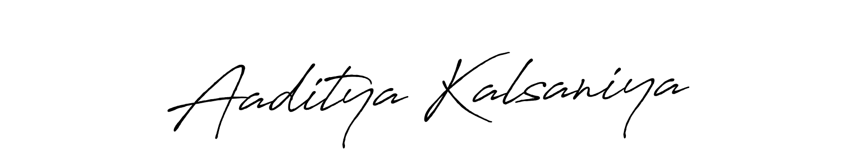 Similarly Antro_Vectra_Bolder is the best handwritten signature design. Signature creator online .You can use it as an online autograph creator for name Aaditya Kalsaniya. Aaditya Kalsaniya signature style 7 images and pictures png