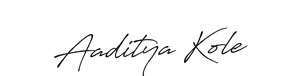 if you are searching for the best signature style for your name Aaditya Kole. so please give up your signature search. here we have designed multiple signature styles  using Antro_Vectra_Bolder. Aaditya Kole signature style 7 images and pictures png