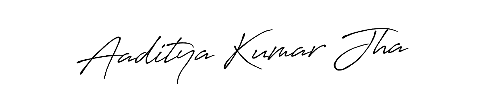 How to make Aaditya Kumar Jha signature? Antro_Vectra_Bolder is a professional autograph style. Create handwritten signature for Aaditya Kumar Jha name. Aaditya Kumar Jha signature style 7 images and pictures png