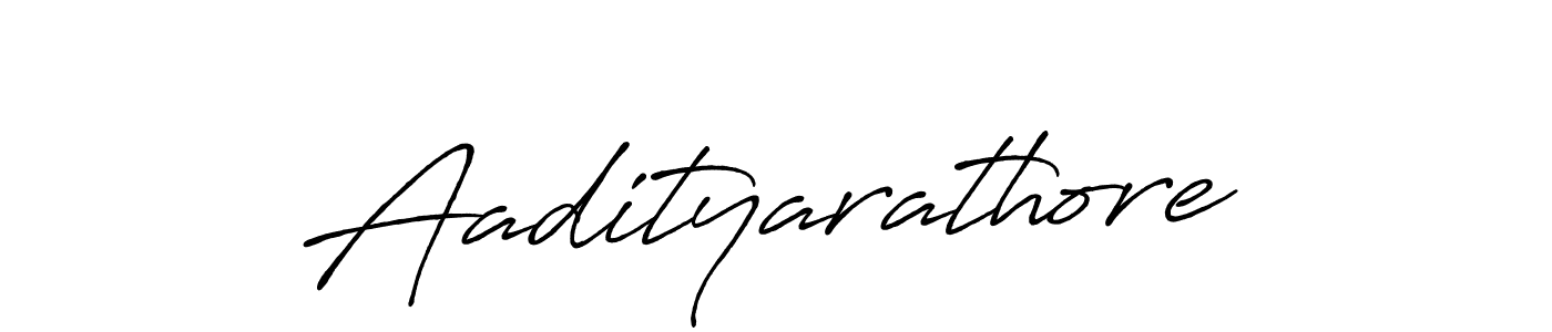 Design your own signature with our free online signature maker. With this signature software, you can create a handwritten (Antro_Vectra_Bolder) signature for name Aadityarathore. Aadityarathore signature style 7 images and pictures png