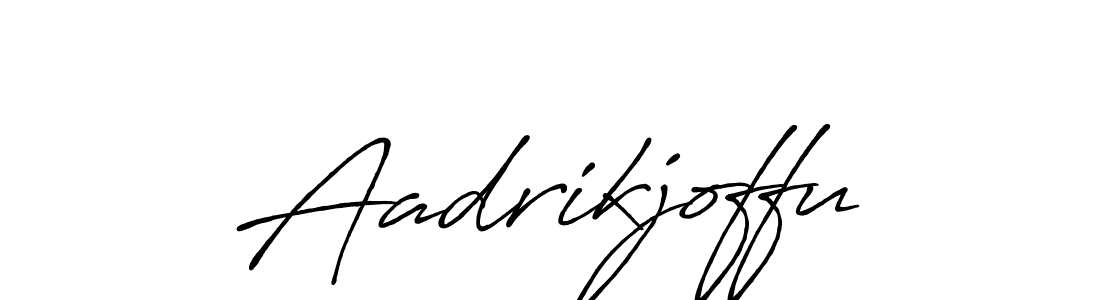 You can use this online signature creator to create a handwritten signature for the name Aadrikjoffu. This is the best online autograph maker. Aadrikjoffu signature style 7 images and pictures png