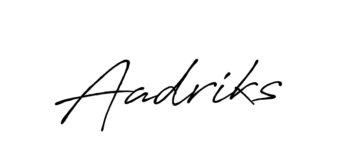 Make a beautiful signature design for name Aadriks. With this signature (Antro_Vectra_Bolder) style, you can create a handwritten signature for free. Aadriks signature style 7 images and pictures png