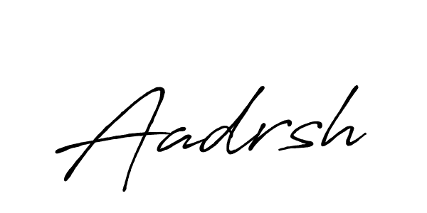 Create a beautiful signature design for name Aadrsh. With this signature (Antro_Vectra_Bolder) fonts, you can make a handwritten signature for free. Aadrsh signature style 7 images and pictures png